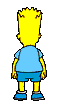 Barts shows butt